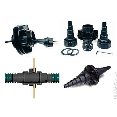 Oase Tradux Bulk Head Fitting Connector for Tubing or Cords 42750