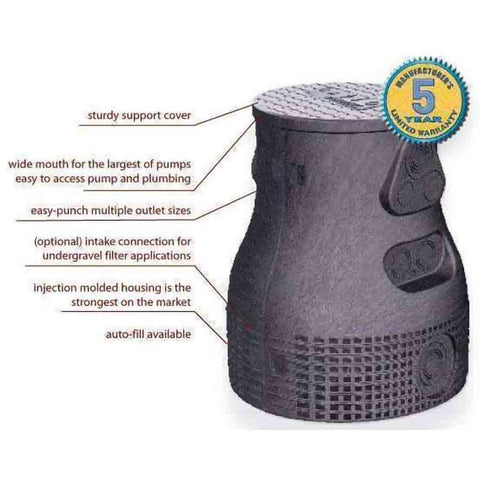 Savio 13 ft. Pond Free Waterfall Kit PF1000 Waterfall Well