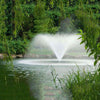 Image of Scott 1.5HP Display Aerator Operating in a Pond with Plants all Around DA-20 14022