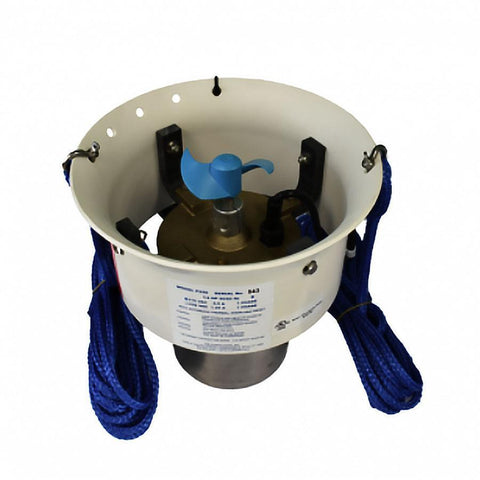 The Power House Inc Ice-Eaters - P250 Out of the Water with Two Mooring Ropes