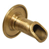 Image of EasyPro Vianti Falls Brass 2" Antique Scupper with Round Wall Plate BWS2F