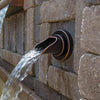 Image of Atlantic Water Gardens Wall Spout Scuppers Sample Installation