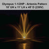 Image of Power House Olympus Display Fountain - 1.5HP