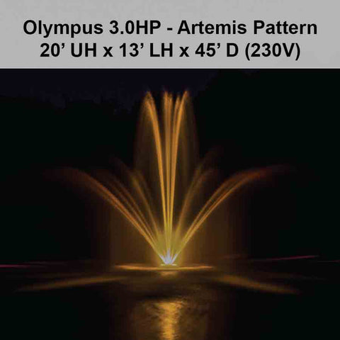 Power House Olympus Display Fountain - 3.0HP