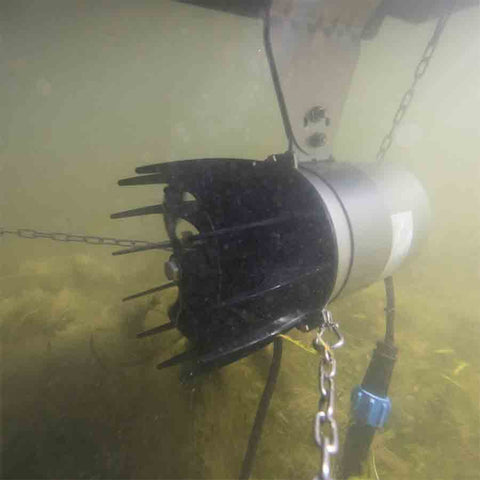 Kasco Horizontal Float Underwater Rope Installed