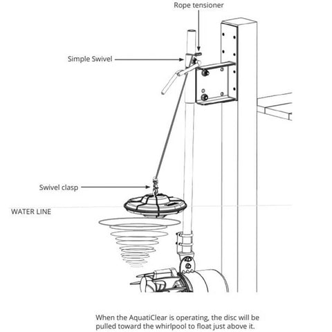Kasco Shallow Water Anti-Vortex Kit for Aquaticlear
