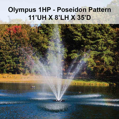 Power House Olympus Display Fountain - 1.0HP