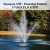 Image of Power House Olympus Display Fountain - 1.0HP