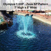 Image of Power House Olympus Display Fountain - 1.0HP