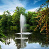 Image of Scott 1-1/2HP Pond Fountain with Triad Pattern By Scott Aerator Showing Gusher Pattern 13110