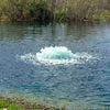Image of Scott 1HP Boilermaker Surface Aerator Shown Operating in a Pond 14038