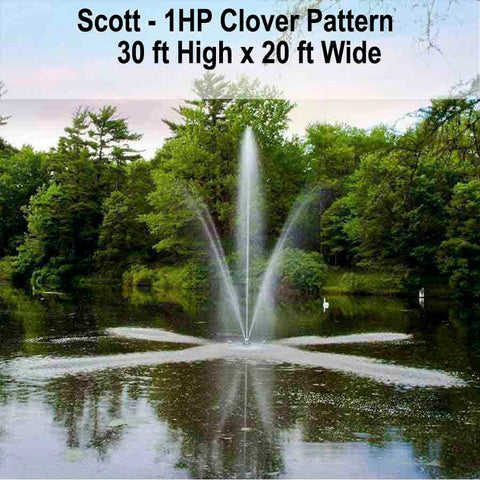 1 HP Clover Fountain by Scott Aerator
