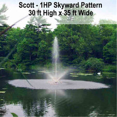 1 HP Skyward Fountain by Scott Aerator