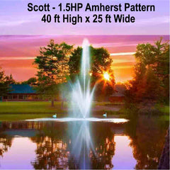 1-1/2 HP Atriarch Fountain by Scott Aerator