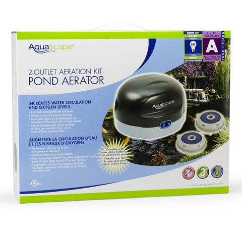 Aquascape 2 Outlet Pond Aerator Kit  Box only 75000