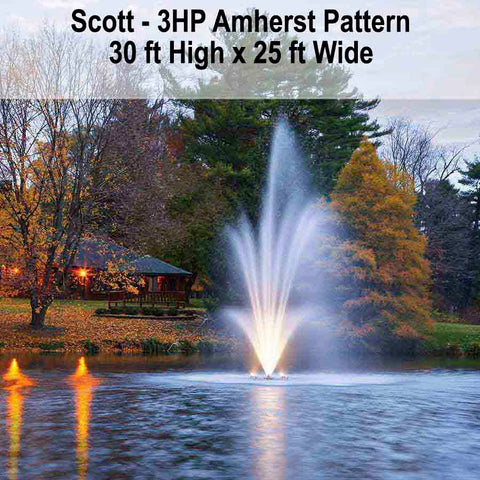 3 HP Amherst Fountain by Scott Aerator