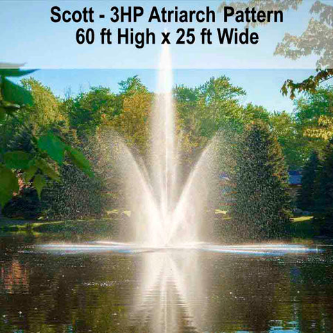 3 HP Atriarch Fountain by Scott Aerator