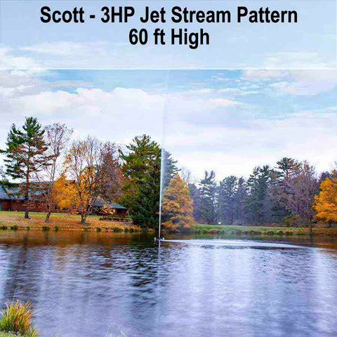 3 HP Jet Stream Fountain by Scott Aerator