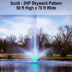 3 HP Skyward Fountain by Scott Aerator