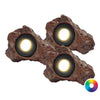 Image of Anjon Ignite 3 Watt Color Changing Rock Lights Complete Kit (Pack of 3)