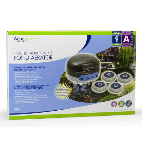Aquascape 4-Outlet Pond Aeration Kit Box only 75001
