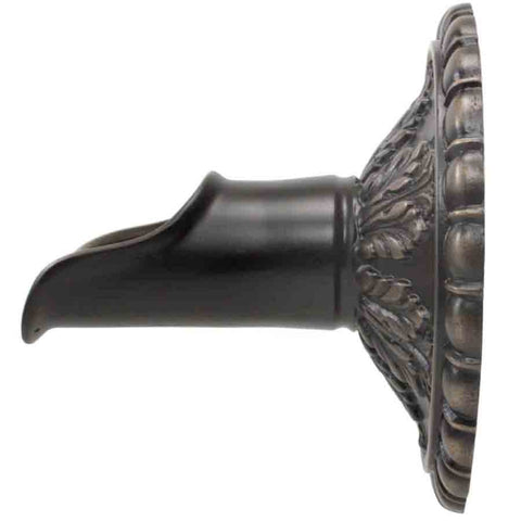 Black Oak Foundry Acanthus Scupper - S96 - Right Side Oil Rubbed Bronze