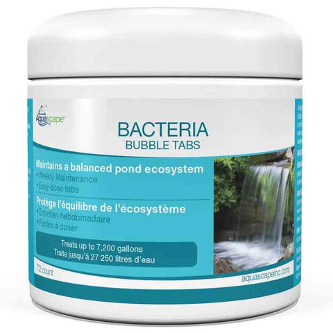 Aquascape Bacteria Bubble Tabs - 72 count 98951 Water Treatment Front View of Packaging