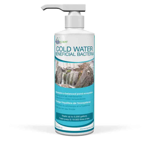 Aquascape Cold Water Beneficial Bacteria for Ponds 8oz Front of Packaging