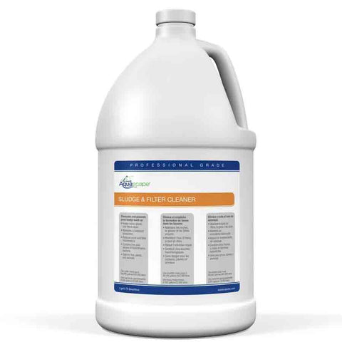 Aquascape Contractor Grade Sludge & Filter Cleaner 1Gal Front of Packaging