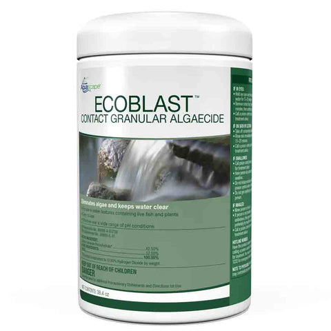 Aquascape EcoBlast Contact Granular Algaecide 38.4Oz Front of Packaging