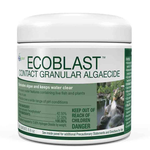 Aquascape EcoBlast Contact Granular Algaecide 8.8z Front of Packaging