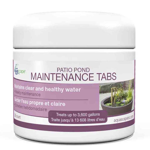 Aquascape Patio Pond Maintenance Tabs Front of Packaging