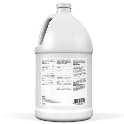 Aquascape Rapid Clear Flocculant 1Gal Contractor Grade Back of Packaging
