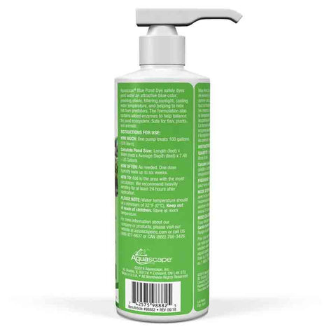 Aquascape Rapid Clear Flocculant 8oz Back of Packaging