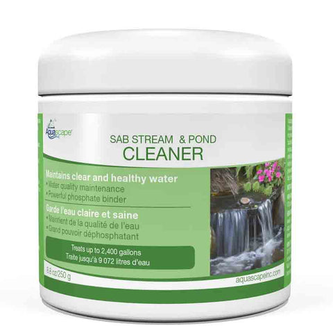 Aquascape SAB Stream & Pond Cleaner 8.8oz Front of Packaging