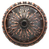 Image of BlackOakFoundryAcantusLeafEmitter-M220-FrontView- Distressed Copper