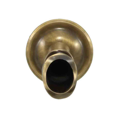 Black Oak Foundry Anzio Spout S28 Front View Antique Brass