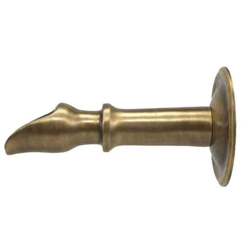 Black Oak Foundry Anzio Spout S28 Left Side - Antique Brass