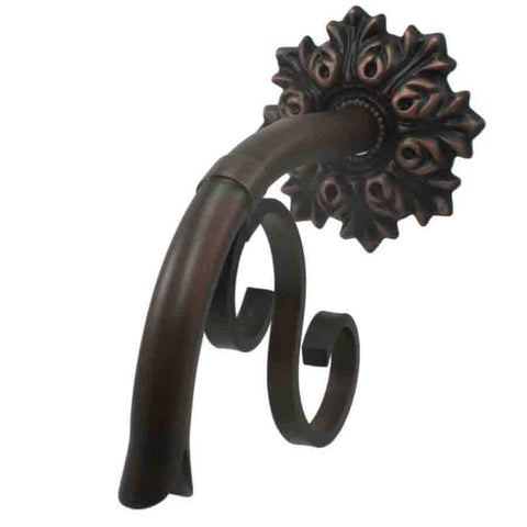 Black Oak Foundry Bordeaux Spout - S401 Left Profile Distressed Copper