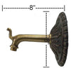 Image of Black Oak Foundry Centurion Spout - S35 with Measurement- Antique Brass