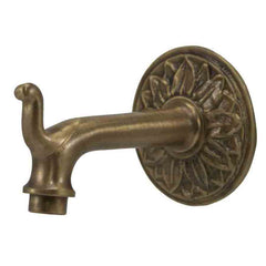 Black Oak Foundry Chianti Spout S14-  Left Profile Antique Brass