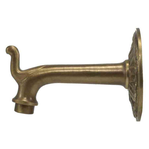 Black Oak Foundry Chianti Spout S14-  Left Side Antique Brass
