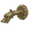Image of Black Oak Foundry Genoa Spout - S18 Left Profile - Antique Brass