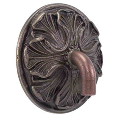 Black Oak Foundry Hibiscus Spout S87 A Left Profile - Oil Rubbed Bronze