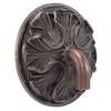 Image of Black Oak Foundry Hibiscus Spout S87 A Left Profile - Oil Rubbed Bronze