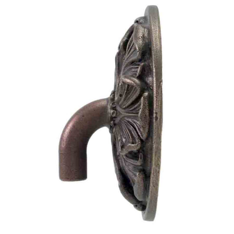 Black Oak Foundry Hibiscus Spout S87 A Right Side - Oil Rubbed Bronze