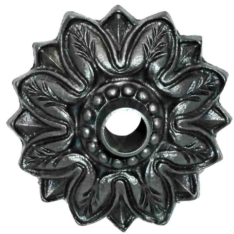 Black Oak Foundry Nikila Emitter Large - S81 - Front View - Antique Pewter