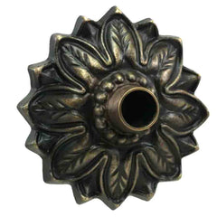 Black Oak Foundry Nikila Emitter Large - S81 - Left Profile - Oil Rubbed Bronze