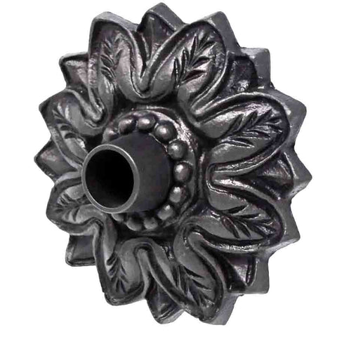 Black Oak Foundry Nikila Emitter Large - S81 - Right Profile - Antique Pewter