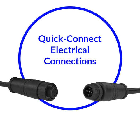 Color-Changing Quick-Connect Connectors up Close